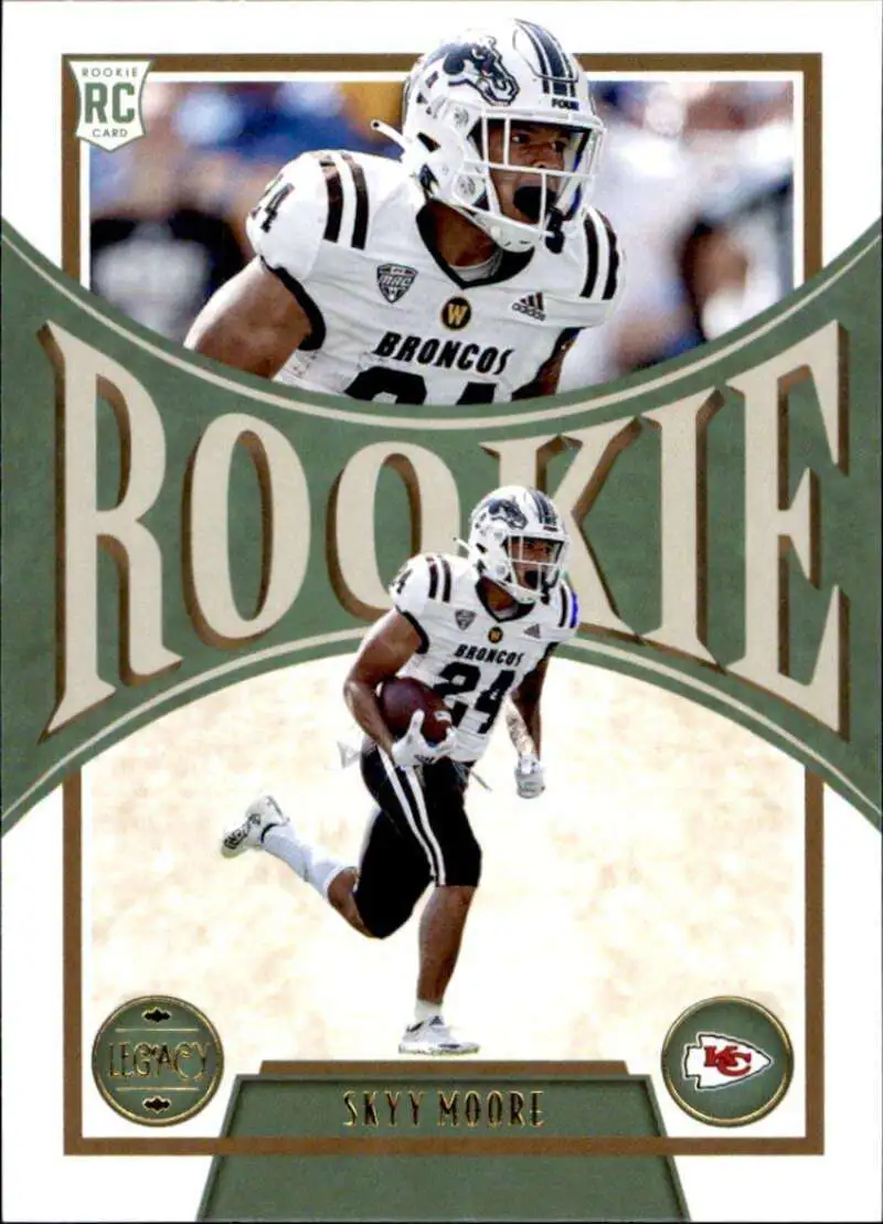 NFL 2022 Panini Legacy Football Skyy Moore Trading Card #181 [Rookie Card]