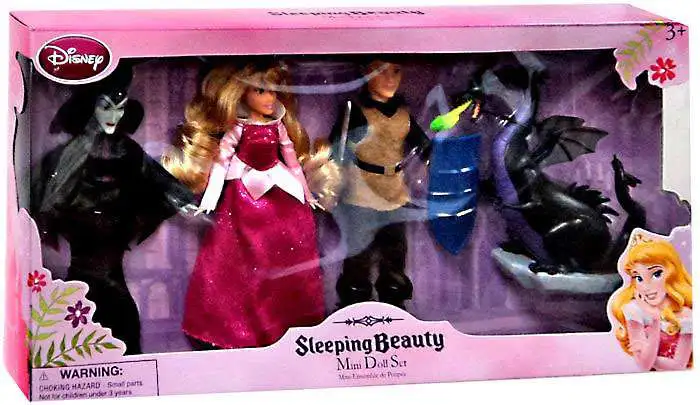  Disney Aurora Animators' Collection Mini Doll Play Set –  Sleeping Beauty – 5 Inches : Toys & Games