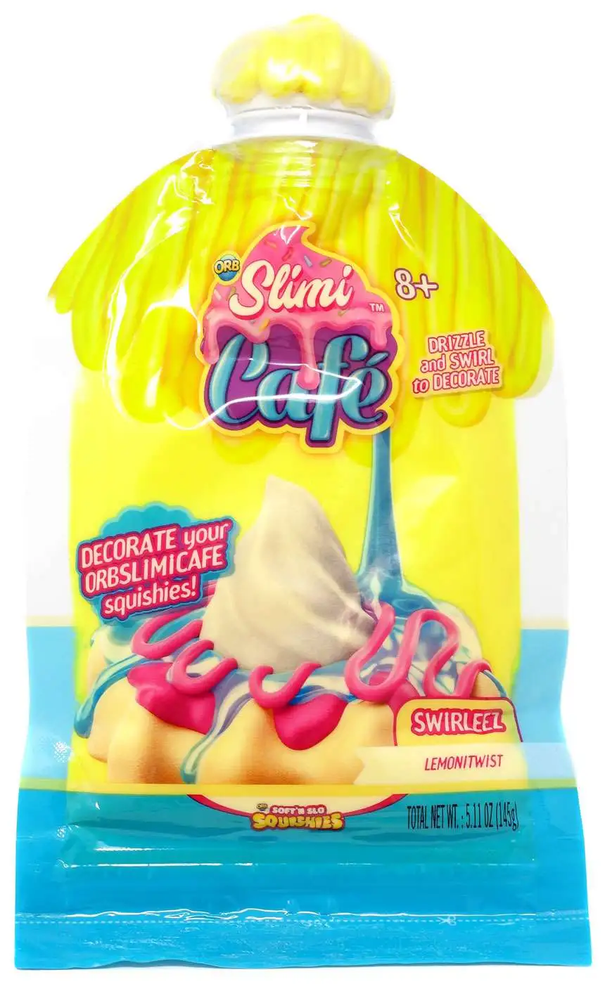 Soft'N Slow Squishies Slimi Cafe Swirleez Lemonitwist Squeeze Toy Accessory