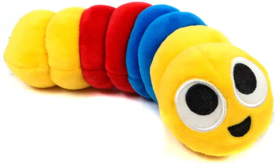 Slither.io Yellow, Blue & Red 8-Inch Plush