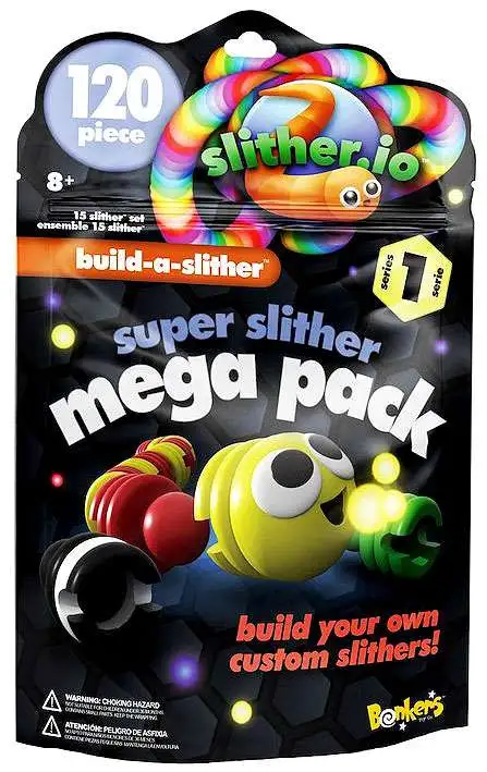 Bonkers Slither.io Mystery Slither Inside! 3 Pack