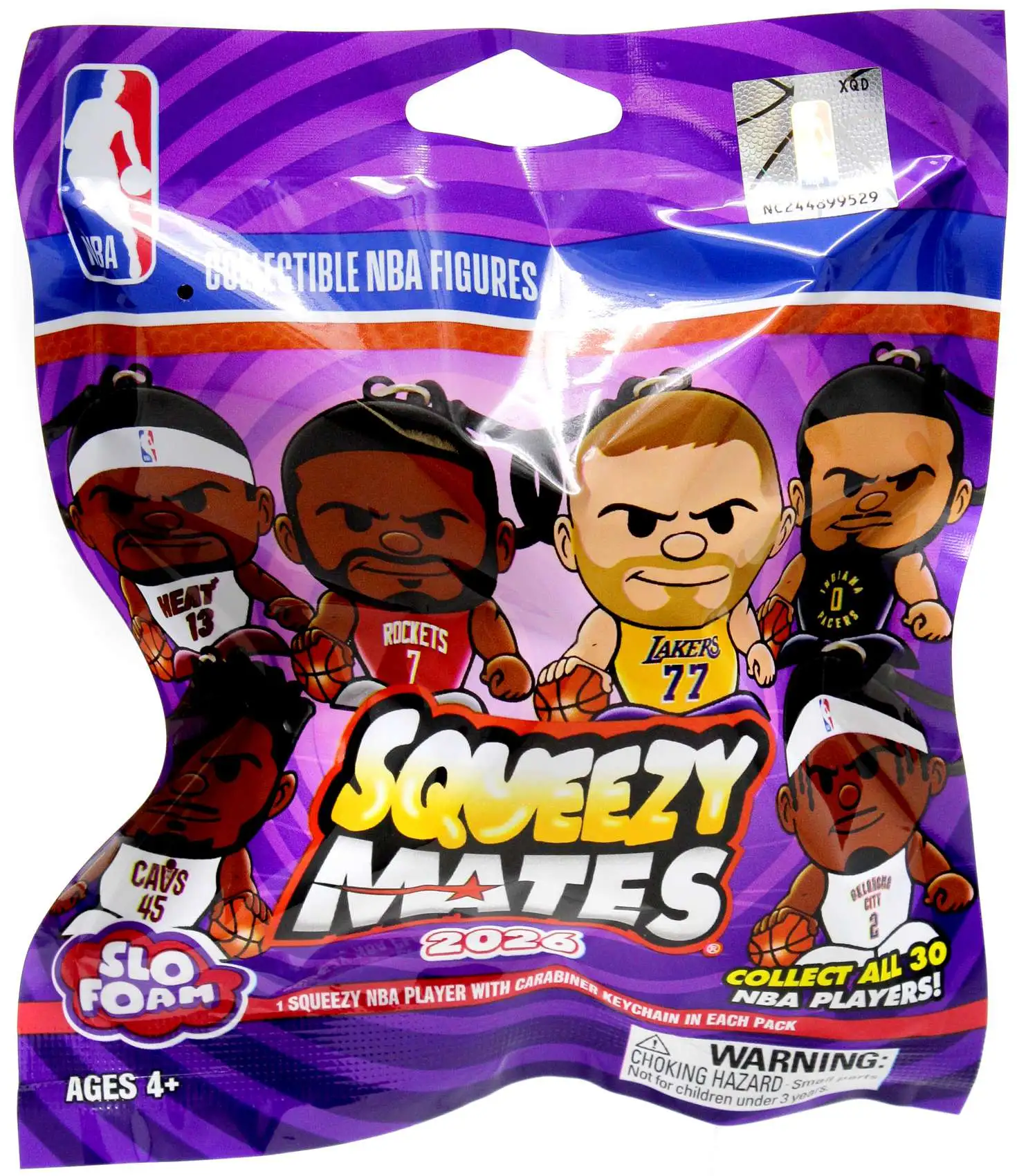 NBA Squeezy Mates Basketball Series 6 Mystery Pack