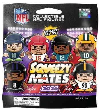 NFL Squeezy Mates Series 8 Football Mystery Pack