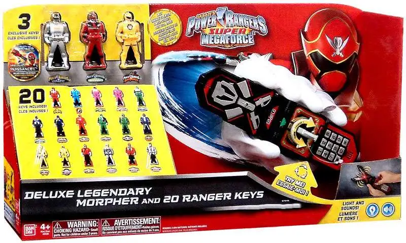Power Rangers Super Megaforce Deluxe Legendary Morpher And 20 Ranger Keys  Exclusive Roleplay Toy