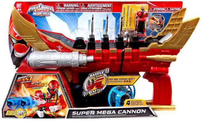Power Rangers Super Megaforce Super Mega Cannon Roleplay Toy [Damaged Package]