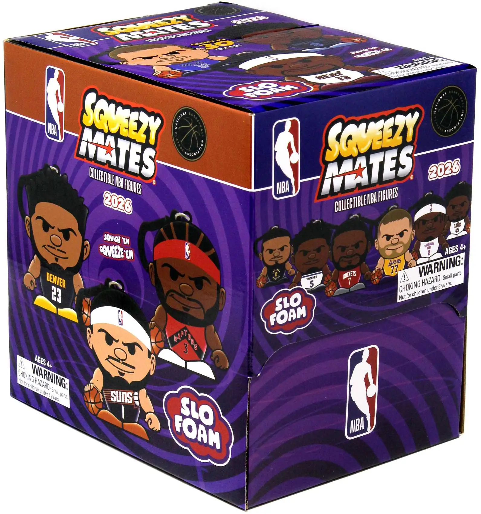 NBA Squeezy Mates Basketball Series 6 Mystery Box [24 Packs]