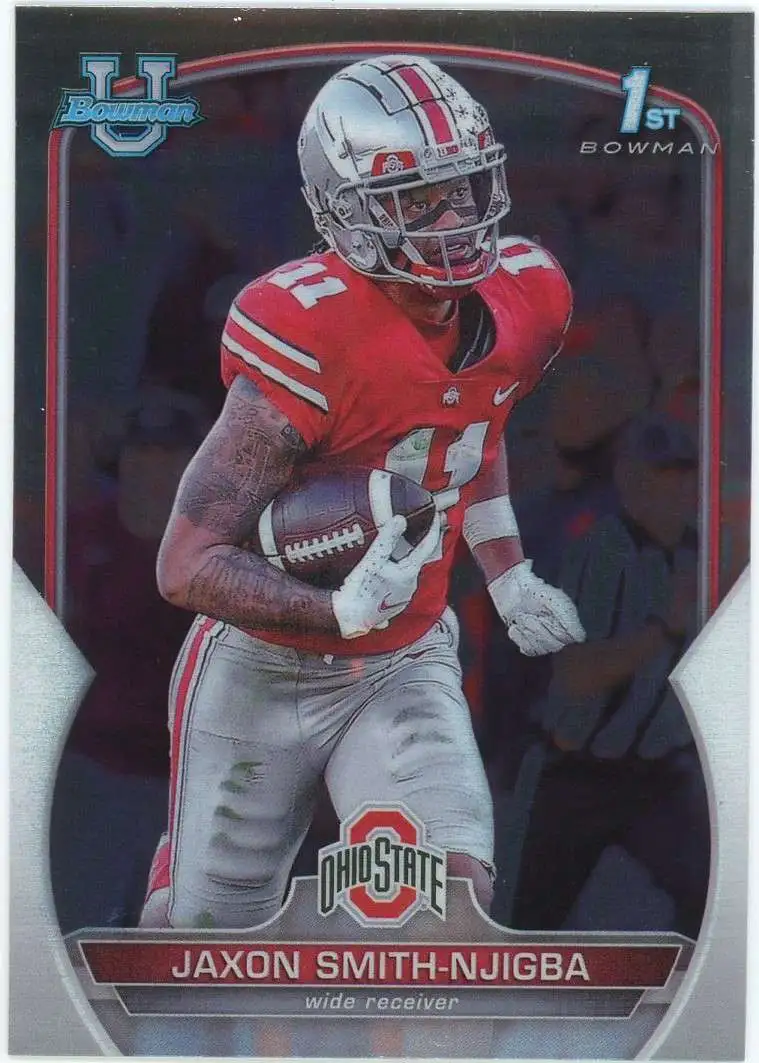 Nfl Bowman Chrome University Single Card Jaxon Smith Njigba Pre