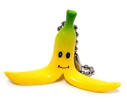 Super Mario Mario Kart DS Banana Micro Keychain