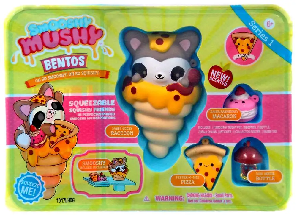 Smooshy Mushy Bentos Series Gabby Gooey Raccoon Redwood Ventures - ToyWiz