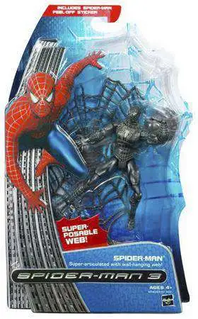 Spider-Man 3 Spider-Man 3 Spider-Man Action Figure Black Suit Hasbro Toys -  ToyWiz
