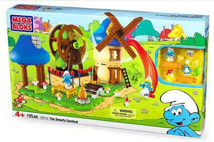 Mega Bloks The Smurfs Schoolin’ Smurfs Playset #10768 Loose 2013 Complete
