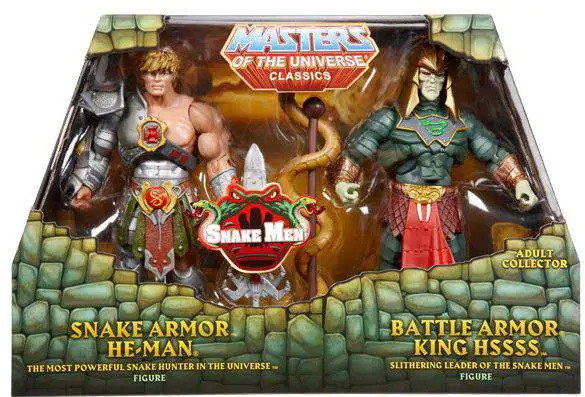 Masters Of The Universe Classics - Action Figure Snake He-Man E Battle Armor King Hsss - Mattel