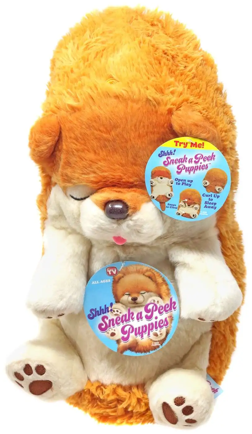 Sneak a Peek Puppies Pomeranian 12-Inch Plush