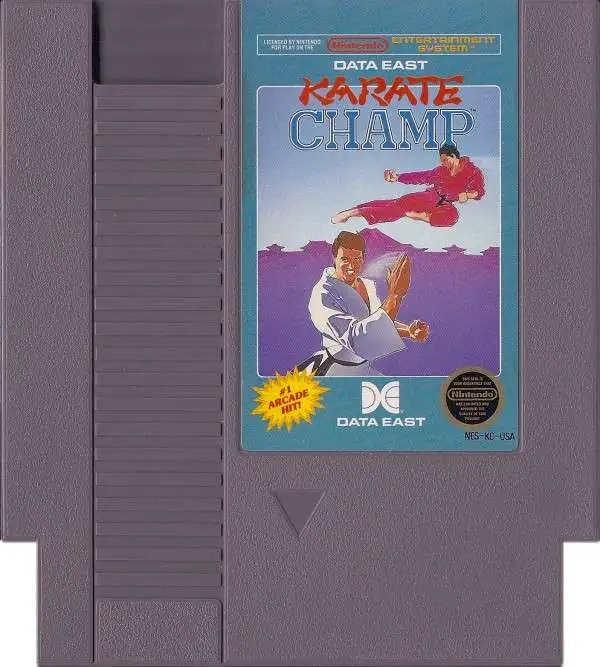 Nintendo NES Karate Champ Video Game Cartridge [Played Condition]