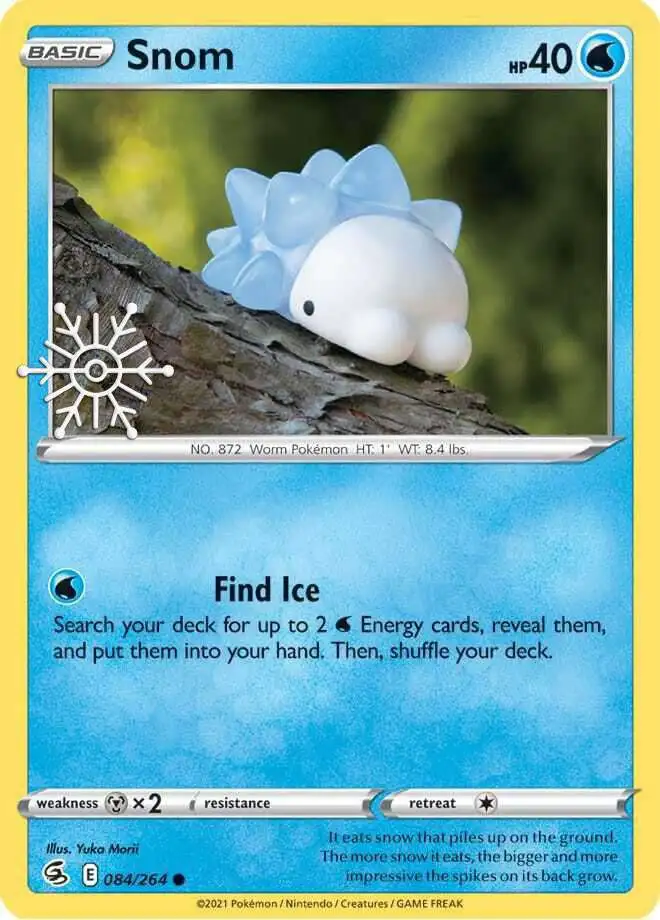 Pokemon Trading Card Game Sword & Shield Fusion Strike Promo Snom #84 [Holiday Calendar]