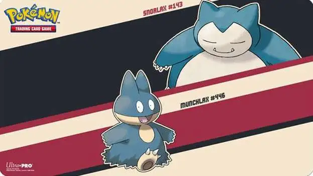 Ultra Pro Pokemon Trading Card Game Snorlax & Munchlax Playmat