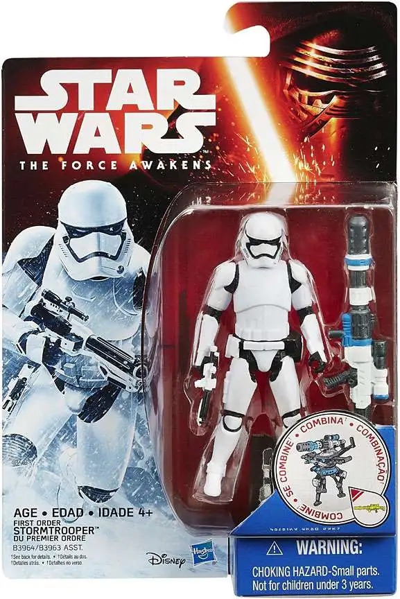 Star Wars 3.75" The Force Awakens Figure First Order Stormtrooper Leader New 