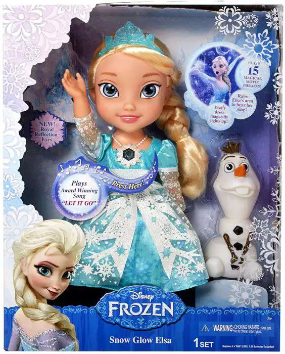 Disney Frozen Snow Glow Elsa Doll Damaged Package Jakks Pacific - ToyWiz