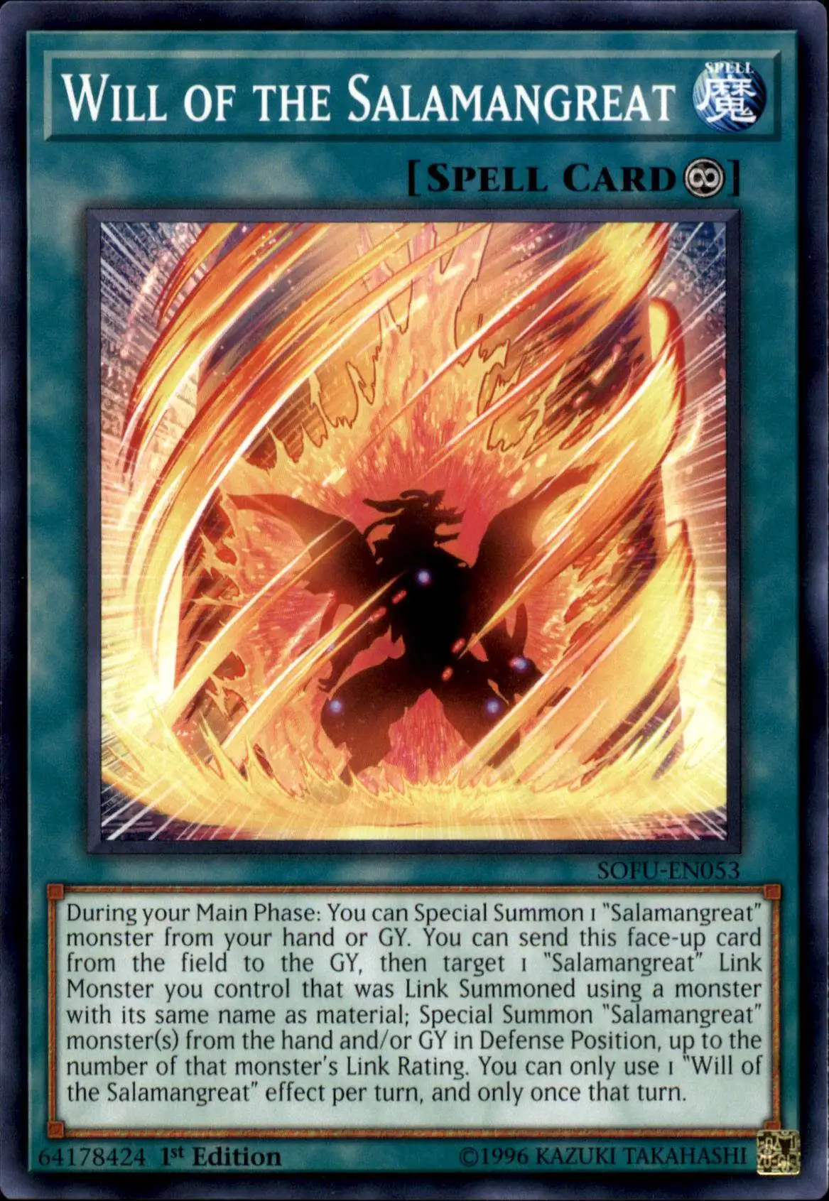 YuGiOh Soul Fusion Common Will of the Salamangreat SOFU-EN053