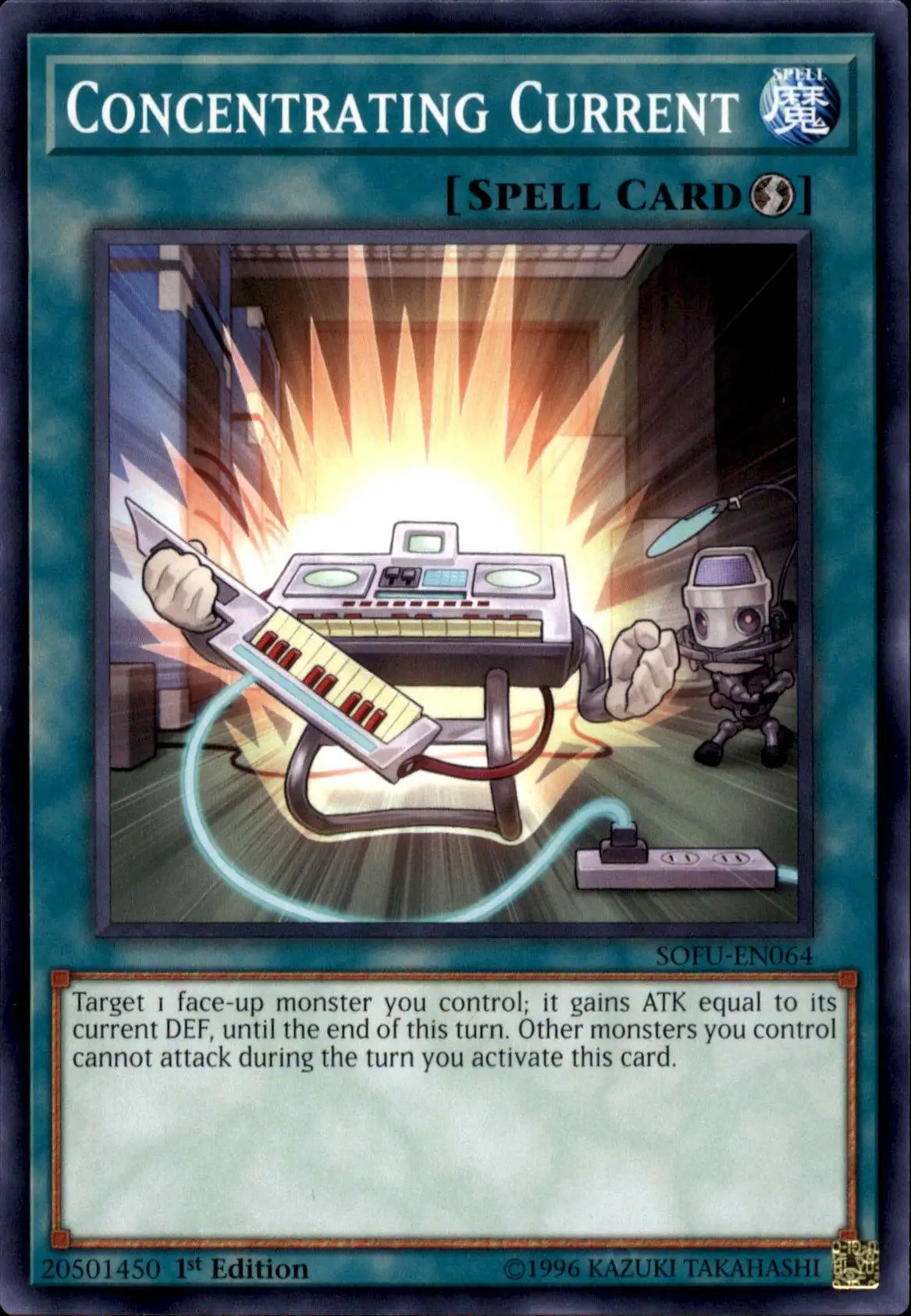 YuGiOh Soul Fusion Common Concertrating Current SOFU-EN064