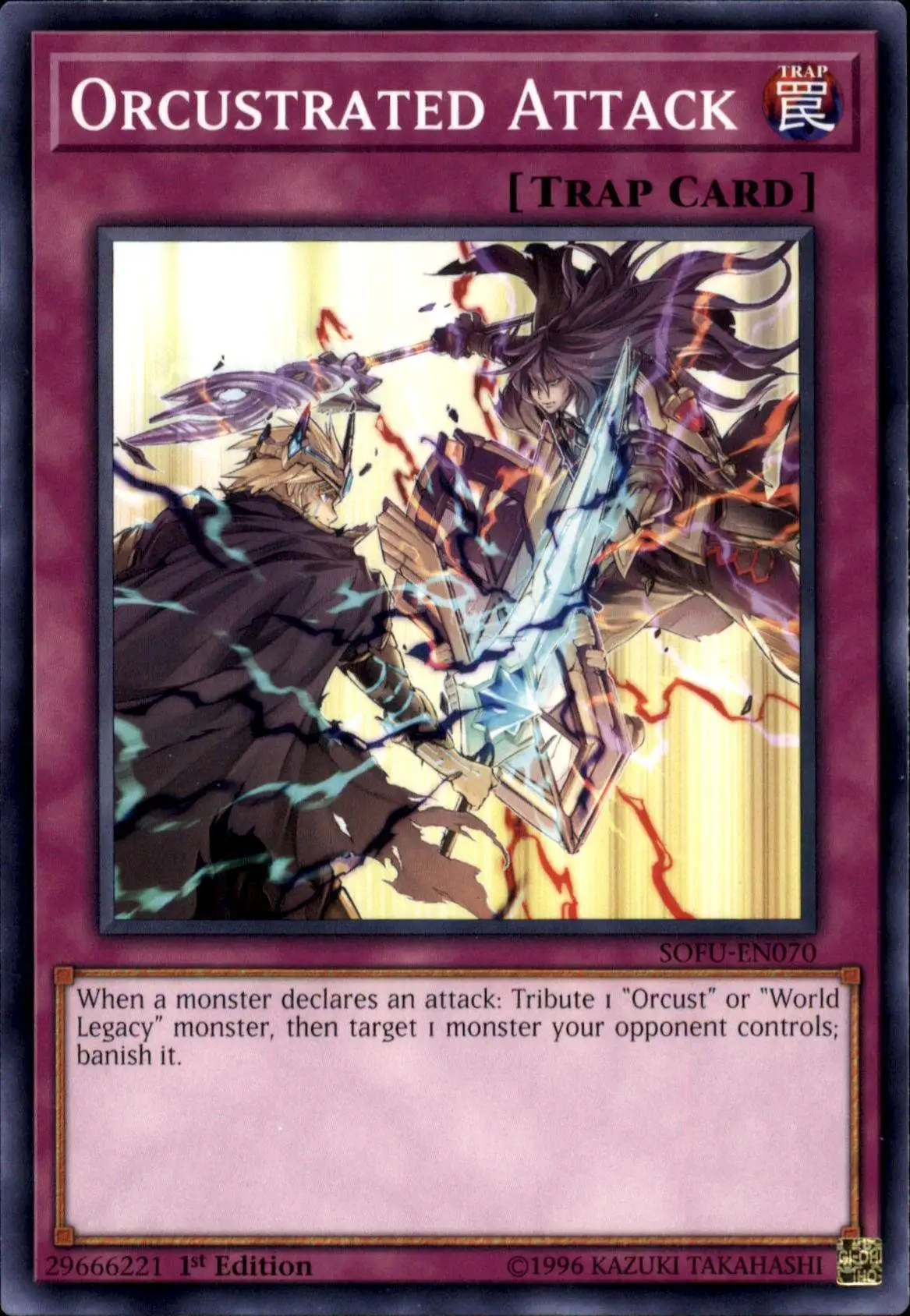 YuGiOh Soul Fusion Common Orcustrated Attack SOFU-EN070