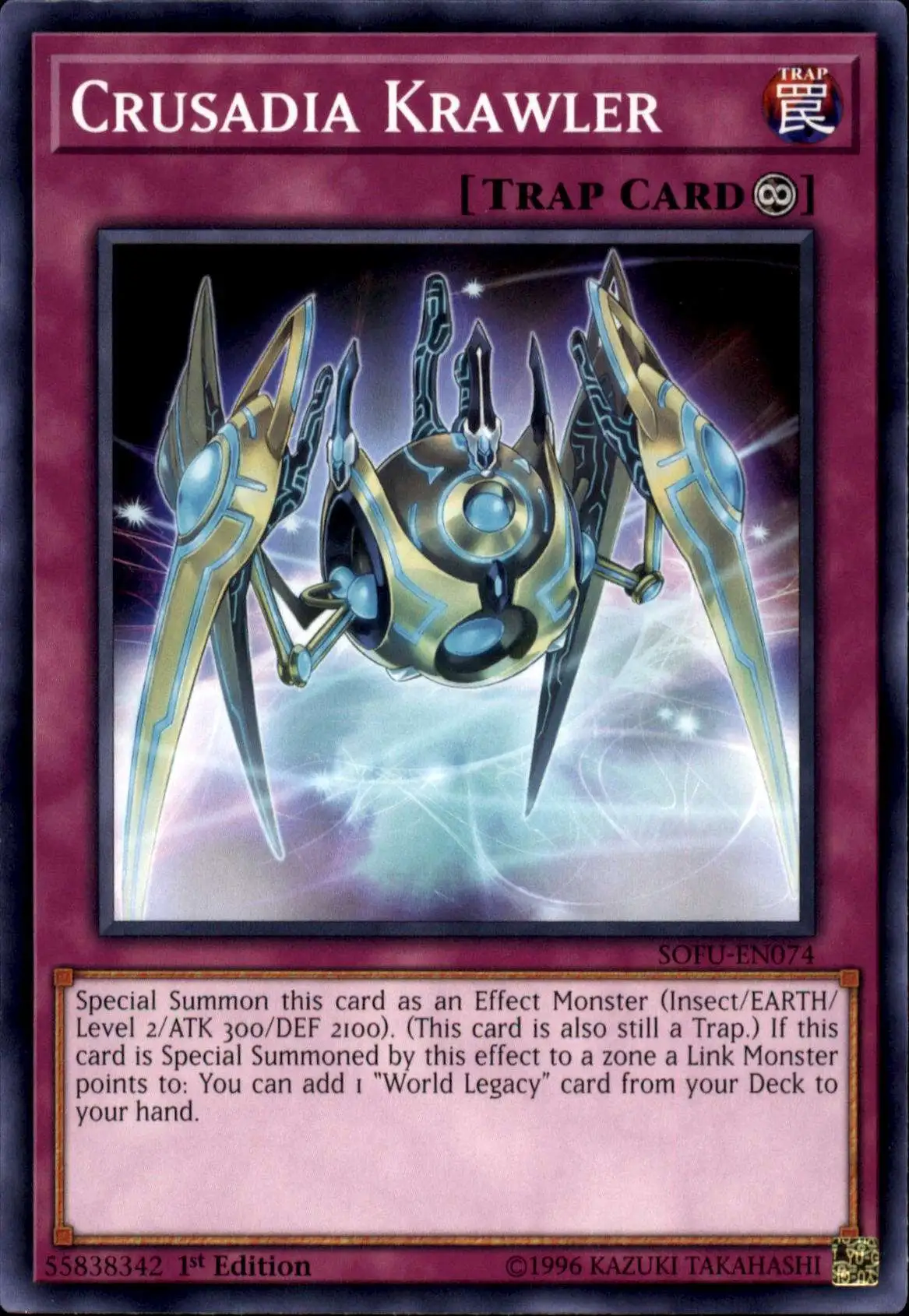 Cliff the Trap Remover MFC-078 1st Edition! Yu-Gi-Oh Card 