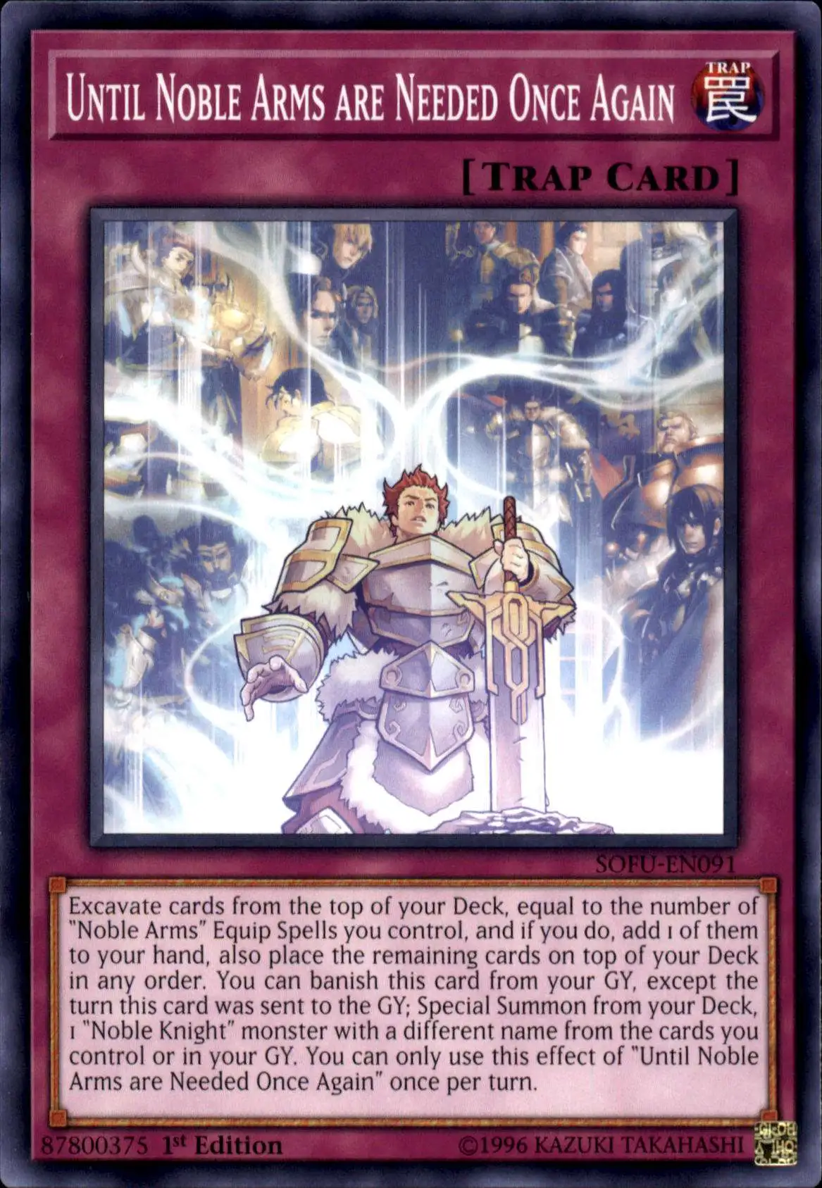YuGiOh Soul Fusion Common Until Noble Arms are Needed Once Again SOFU-EN091