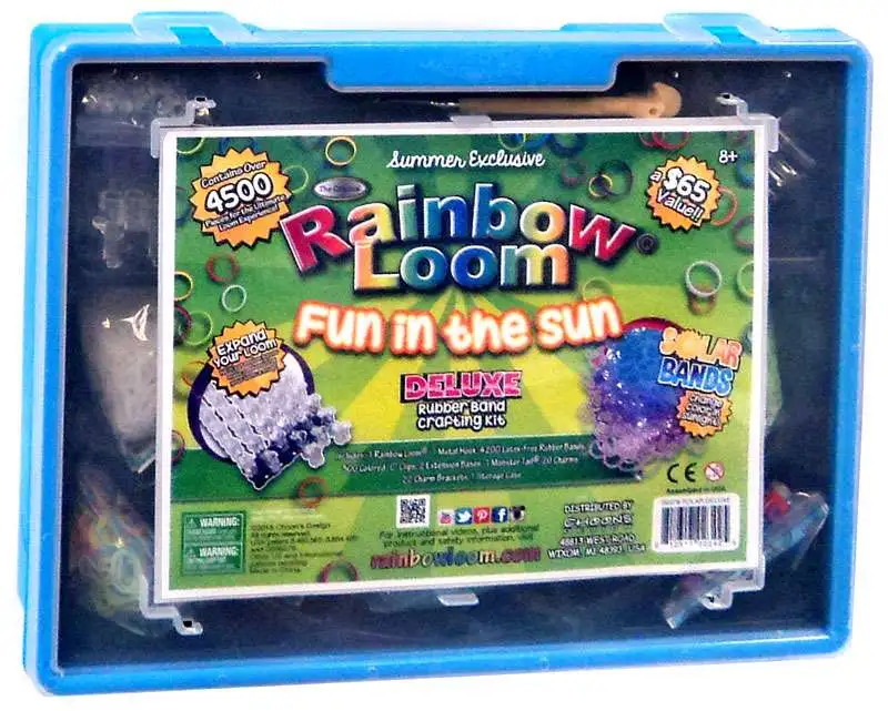 Rainbow Loom 2013 Holiday Gift Set Rainbow Loom Storage Case Twistz Bandz -  ToyWiz