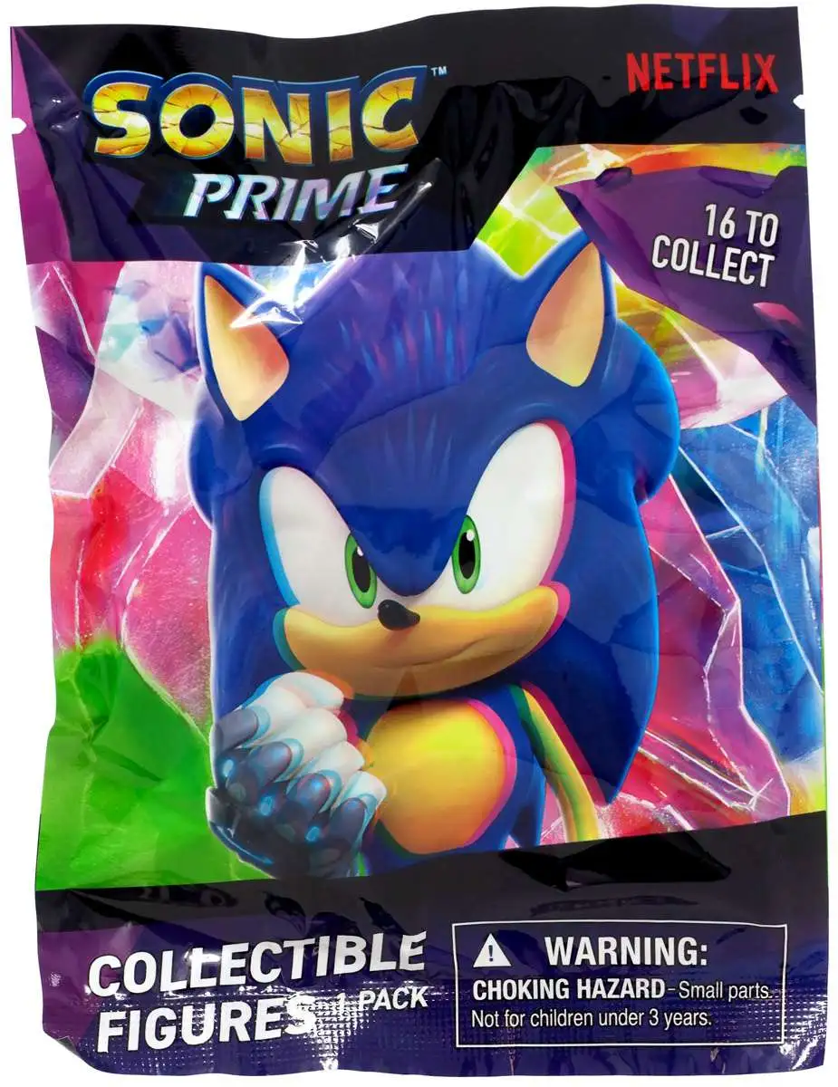 Sonic Prime Toys – Box Deluxe Con 8 Figure, Serie 1, 2 Personaggi Nascosti Rari, Collezione Completa Di 16, Selezionati Casualmente