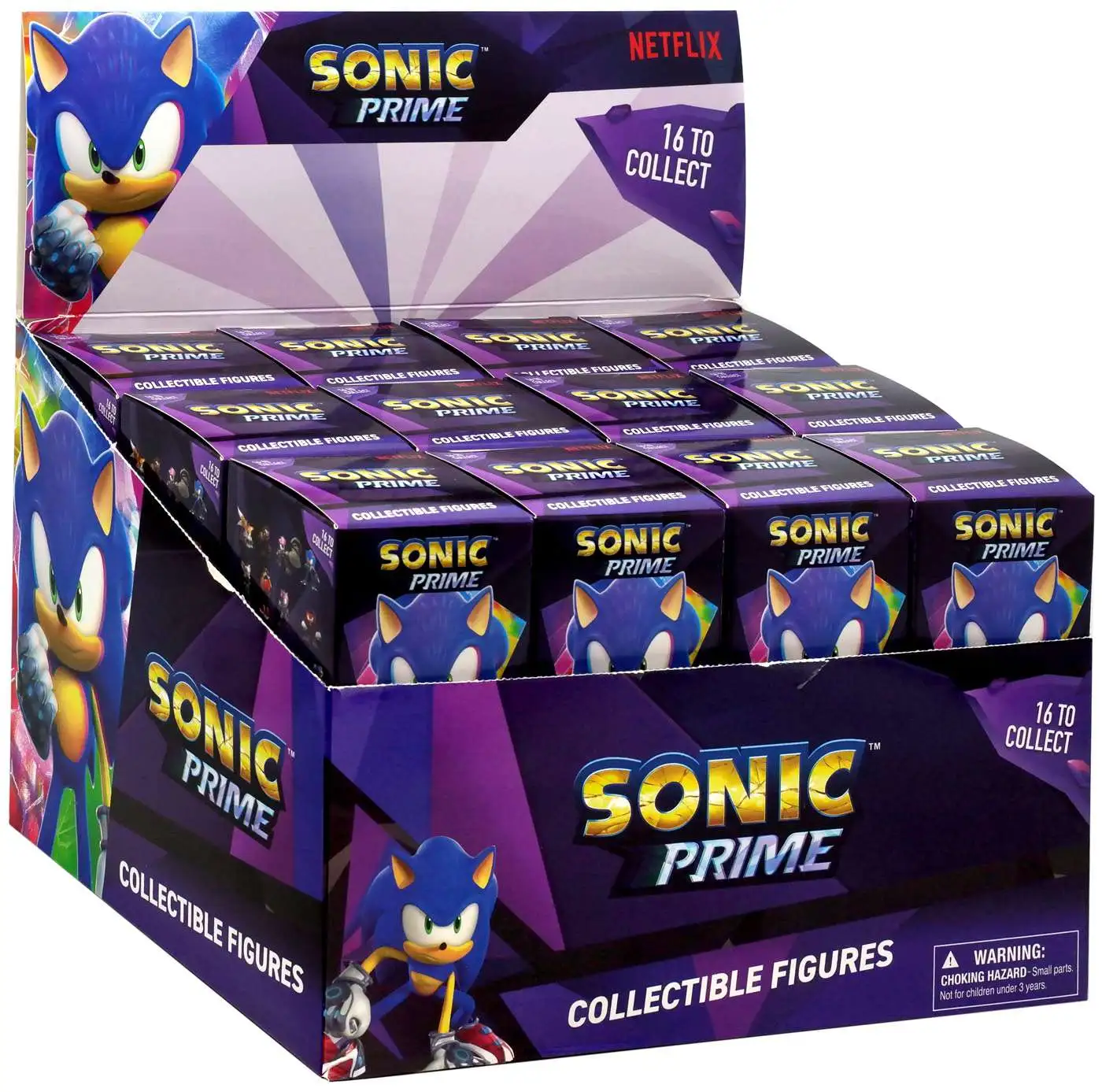 Sonic The Hedgehog Prime Collectible Figures Series 1 2.5 Mystery Box 24  Packs, Foilbag PMI - ToyWiz