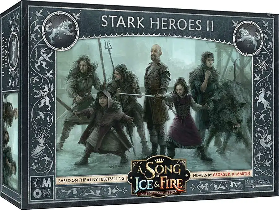 A Song of Ice & Fire Stark Heroes #2 Tabletop Miniatures Game