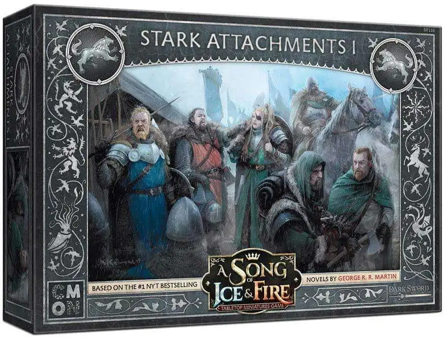 A Song of Ice & Fire Tabletop Miniatures Game House Stark STARK Attachments #1 