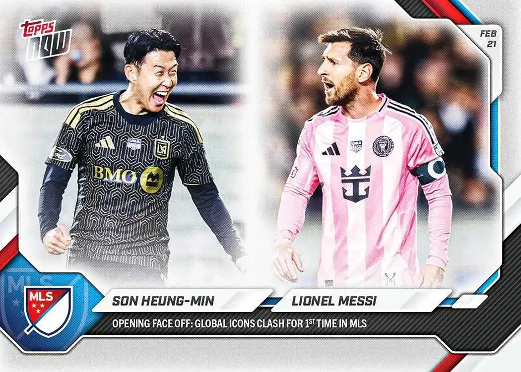 MLS 2026 Topps NOW Son Heung-min / Lionel Messi #1