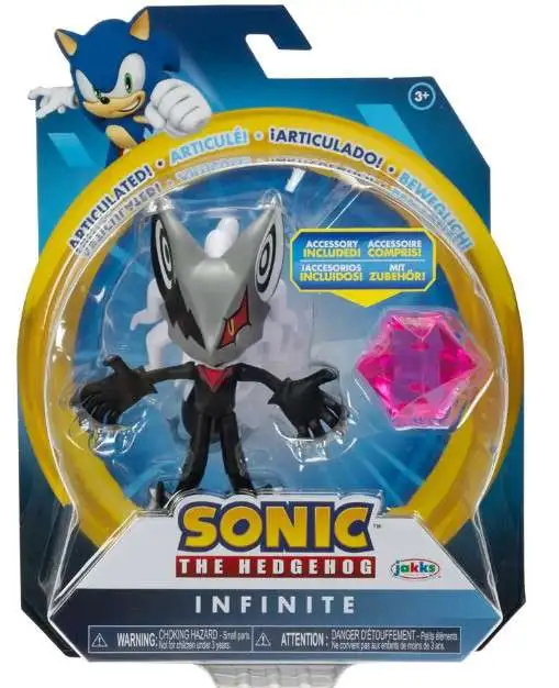 Jakks Pacific super Sonic the Hedgehog SHADOW silver 4” Figure lot set