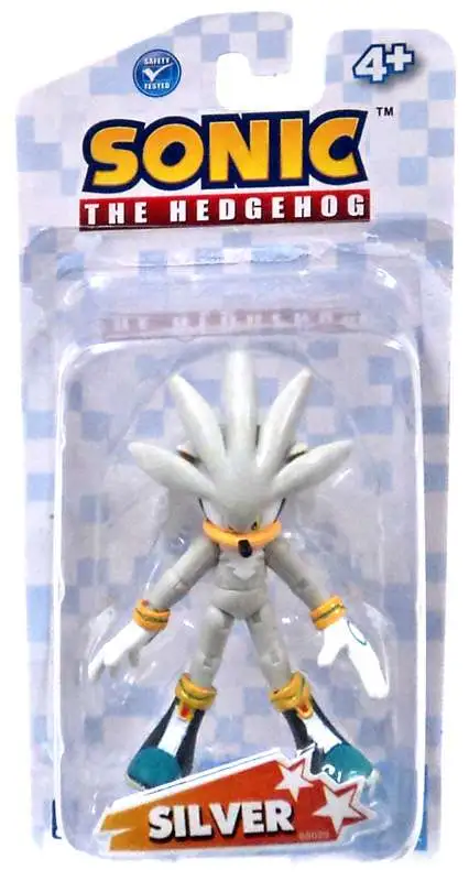 Sonic The Hedgehog Super Posers 6 Action Figure Silver 