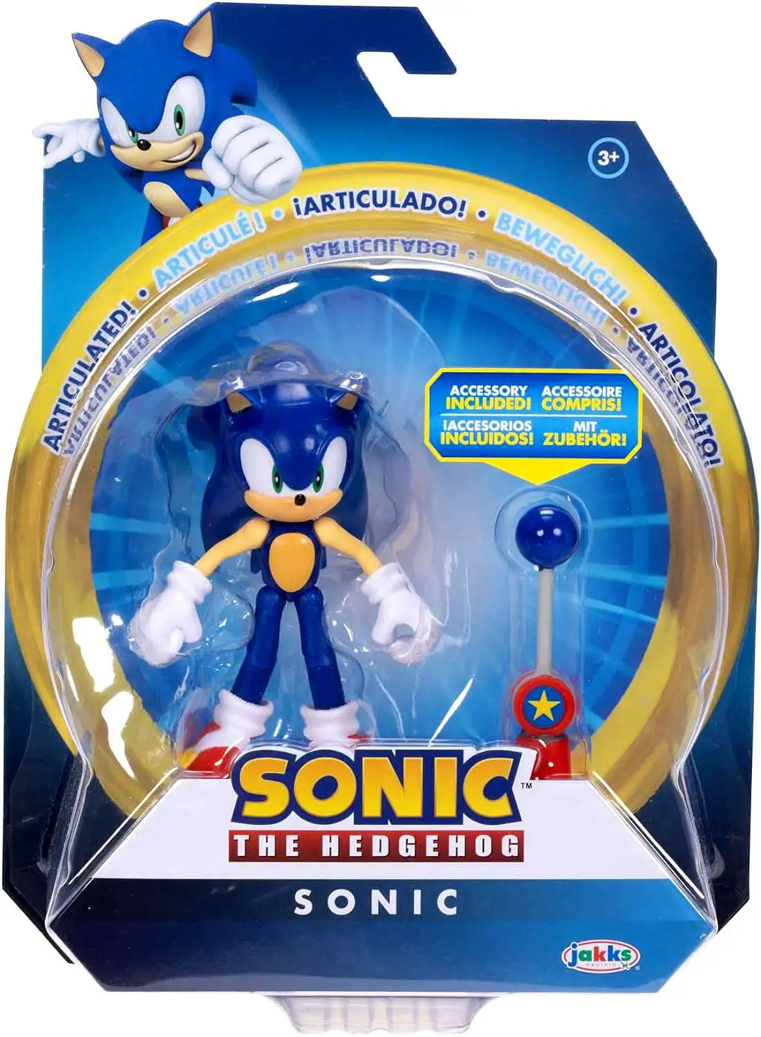 Sonic The Hedgehog Sonic 4 Action Figure with Checkpoint Jakks Pacific ...