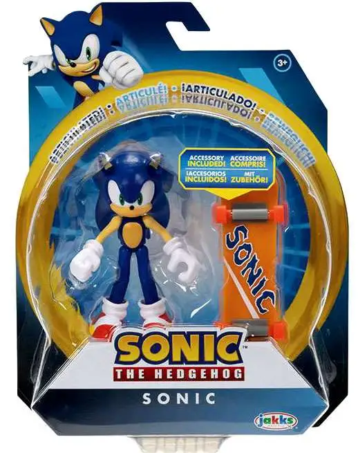 Sonic The Hedgehog Wave 13 Sonic 4 Mini Figure Modern, with Skateboard  Jakks Pacific - ToyWiz