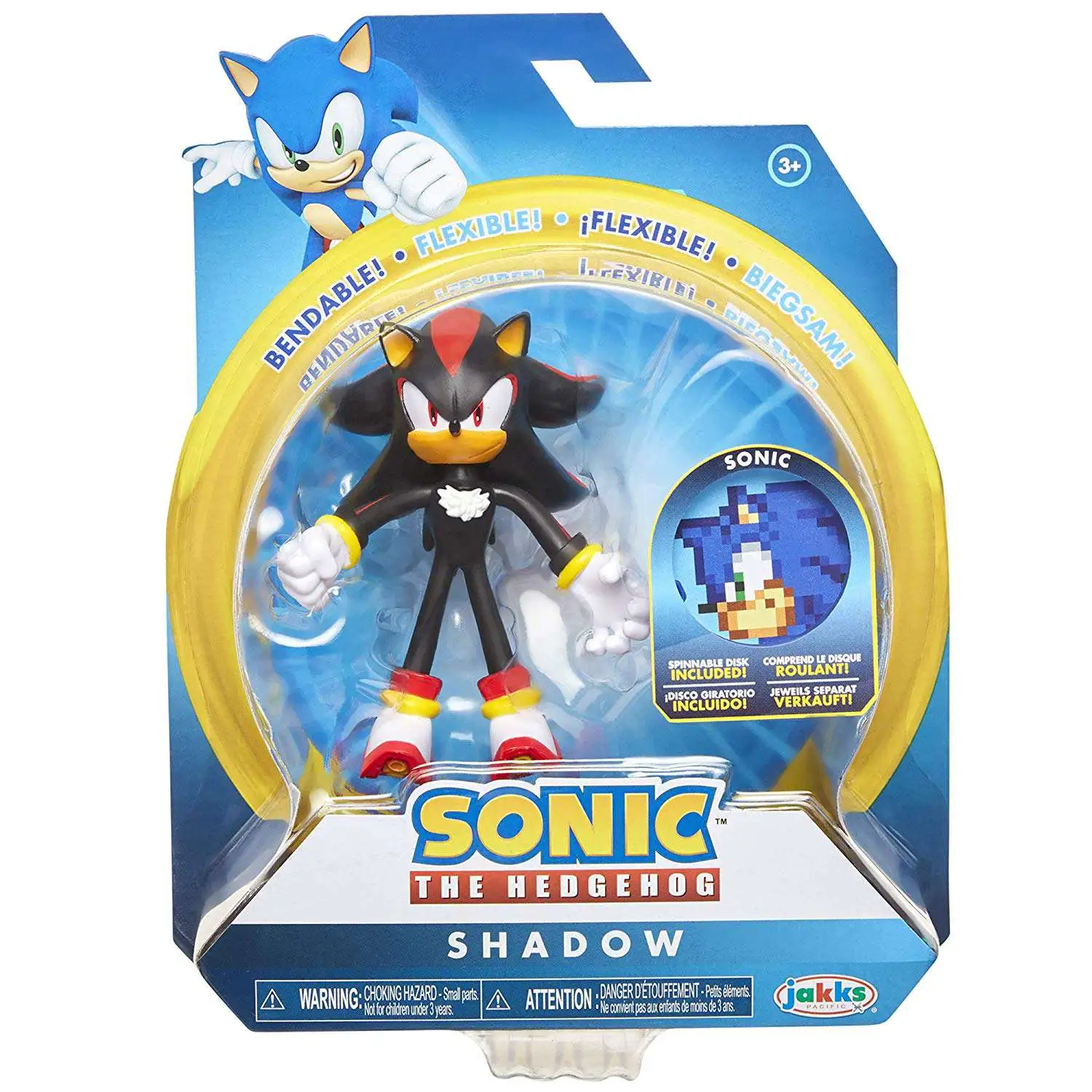 Sonic The Hedgehog 2020 Series 1 Shadow 4 Action Figure Damaged Package  Jakks Pacific - ToyWiz