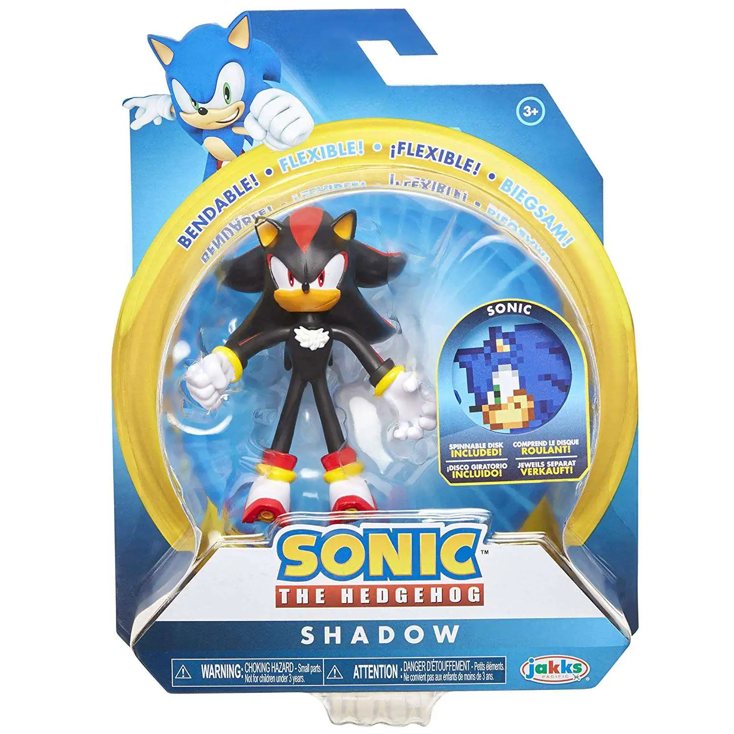 Sonic The Hedgehog GOLD CHAO 2.5 Jakks Pacific Action Figure Sega