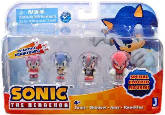 Coleção Completa c/ 9 Mini Figuras Sonic The Hedgehog - Just Toys