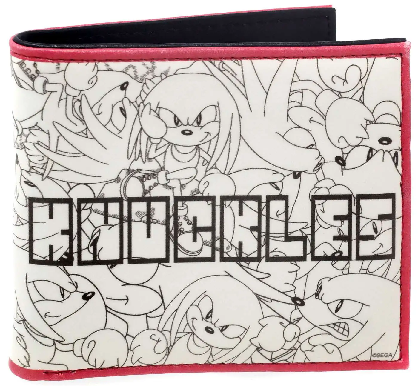 SONIC CHARACTERS PATTERN Sonic the Hedgehog 4 in. Bi Fold Wallet (Sonikku)