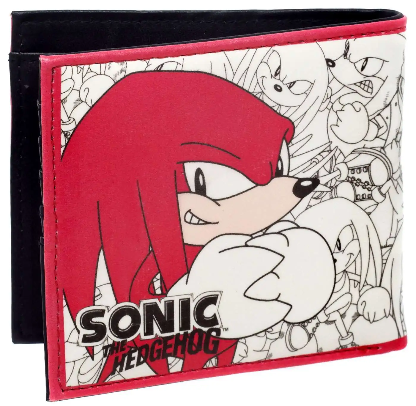 Mainstreet Classics Sonic The Hedgehog Big Character Face Blue Bi-Fold Wallet, Women's, Size: One Size