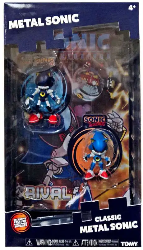  Sonic the Hedgehog Sonic 4 Action Figure 2 Pack - Modern Sonic  & Modern Metal Sonic : Toys & Games