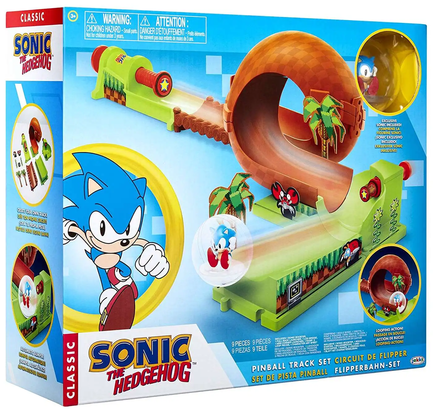 Boneco Articulado Burrobot Jakks Original Novo Sonic Sega