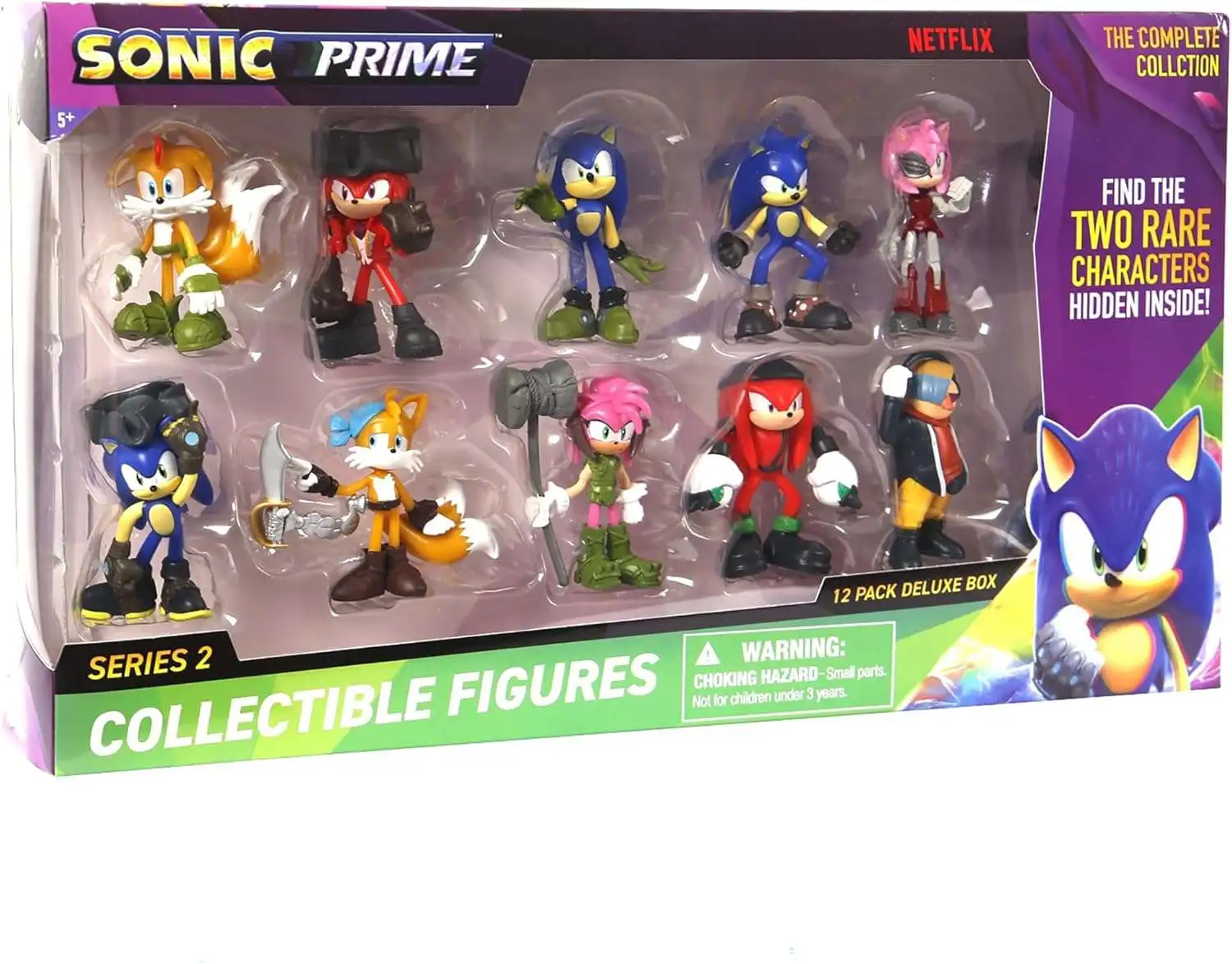 Sonic The Hedgehog Prime Series 2 Collectible Figures Exclusive 2.5-Inch Mini Figure 12-Pack