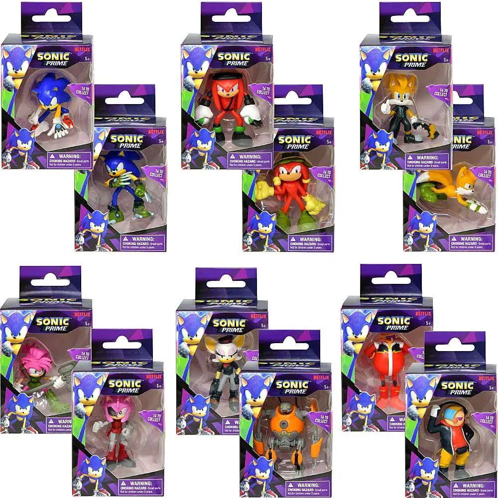 Sonic The Hedgehog Prime Single Packs 2.5 Mystery Box 12 RANDOM Figures ...