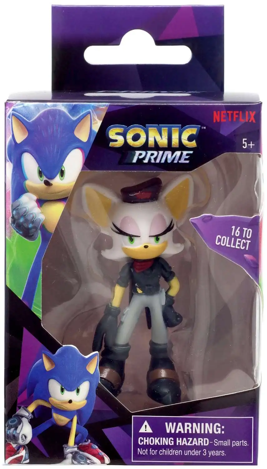 Sonic The Hedgehog Prime Single Packs Rouge 2.5 Mini Figure PMI - ToyWiz