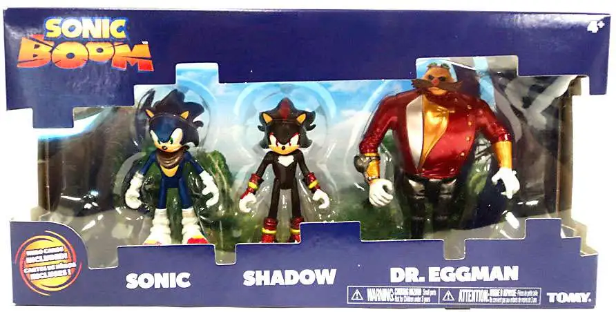 Boneco Tomy Sonic 3 In1 Sonic-shadow-dr. Eggman T22514a1 em