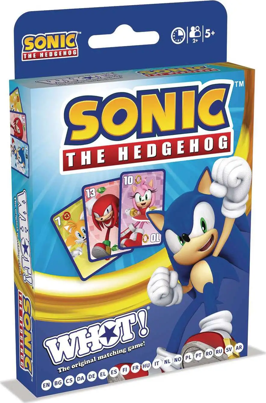 Sonic The Hedgehog WHOT! Card Game (Pre-Order ships April)