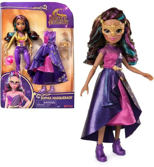 Unicorn Academy Sophia Masquerade 9.5 Deluxe Doll Spin Master - ToyWiz